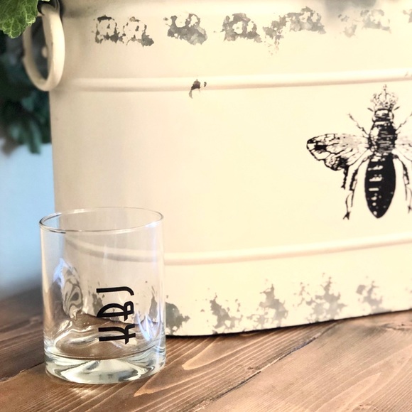 Monogrammed Whiskey Glass - Picture 2 of 3